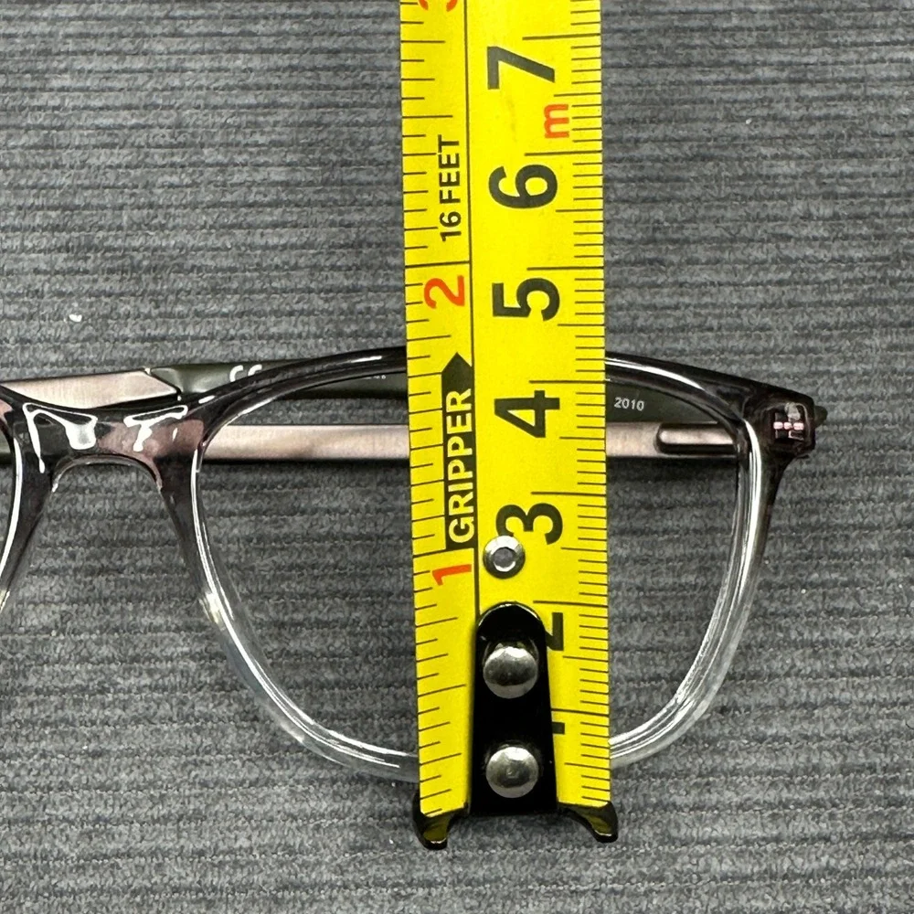 Nike 7284 025 Y2K Eyeglasses Gray Purple Gradient Rectangular Frames 54-16-145